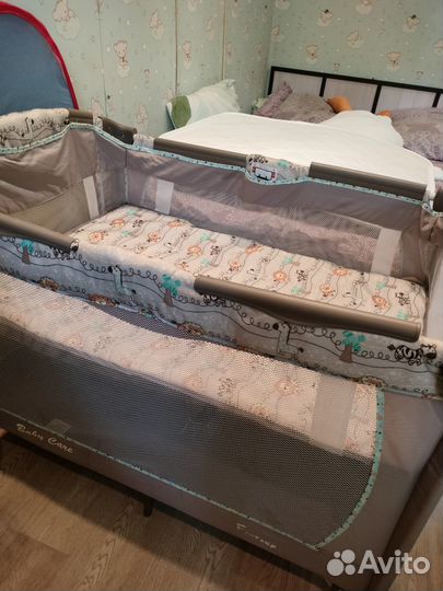 Детская кроватка манеж