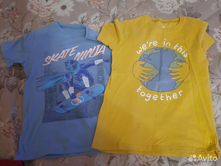 Вещи пакетом на мальчика рост 128 134