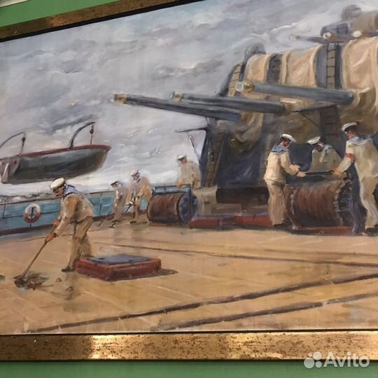 Картина Линкор Соцреализм ва Власов