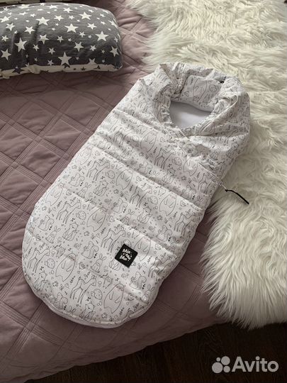 Кокон-конверт зимний в коляску