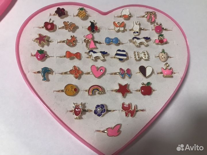 Набор детских колечек