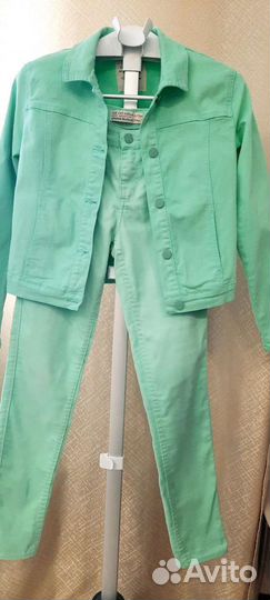 Джинсовый костюм для девочки