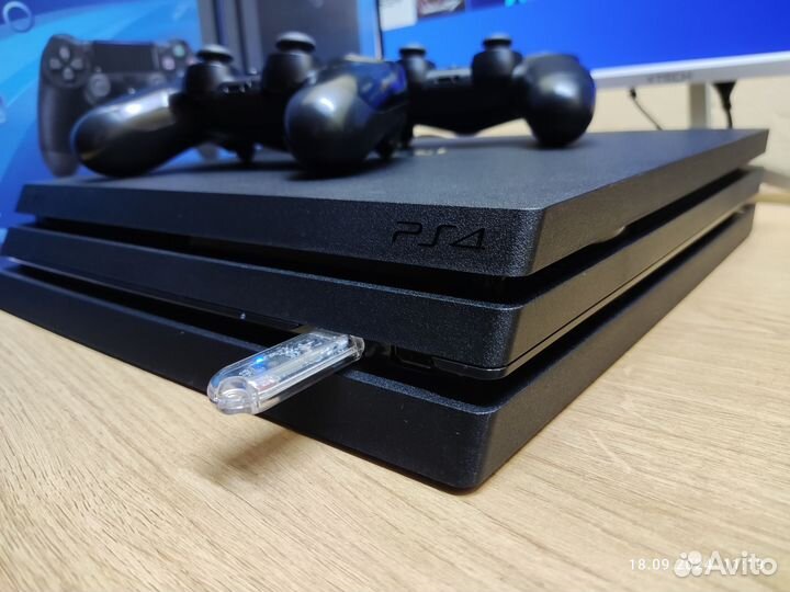 Sony playstation 4 pro 9.00 прошитая+ топ игры