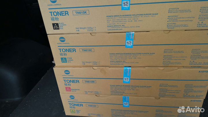 Тонер Konica Minolta TN615, TN622, TN619 оригинал