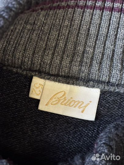 Свитер 1/3 zip brioni