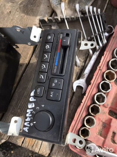 Блок управления печкой nissan almera classic