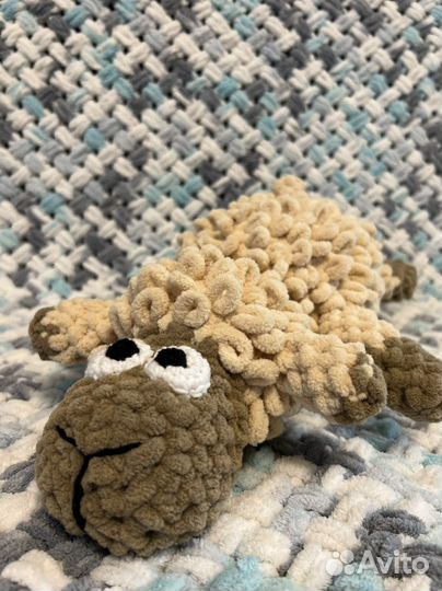 Барашек Свен из плюшевой пряжи