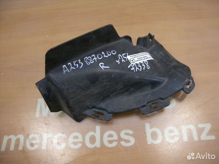 Дефлектор решетки радиатора Mercedes Х253 Мерседес