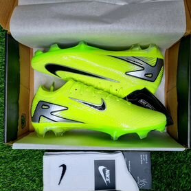 Бутсы Nike Mercurial vapor 16 Elite FG салатовые