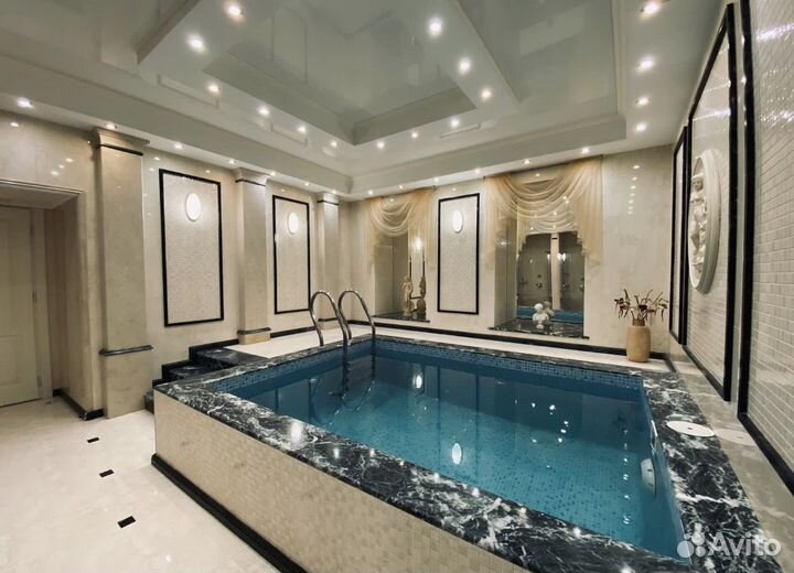 Баня сауна с бассейном + хаммам