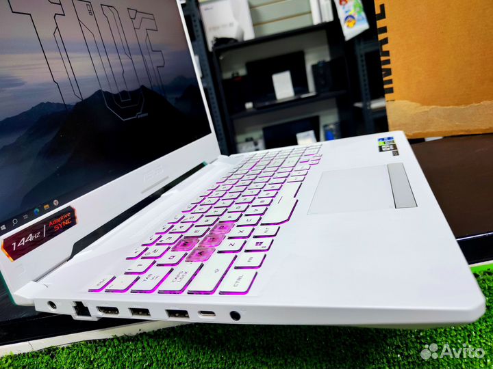 Игровой красавец asus TUF ips 144, i5, RTX,16gb