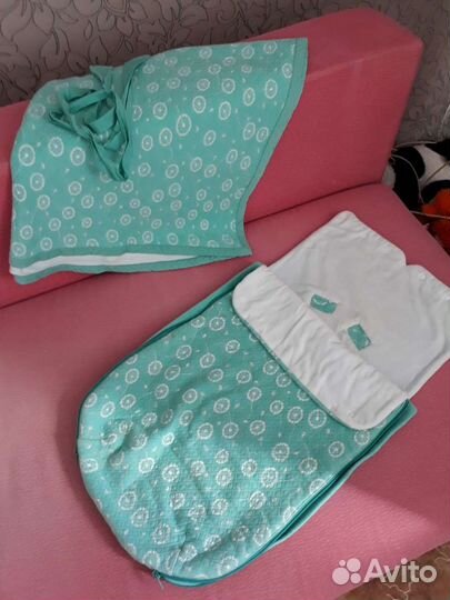 Конверт и одеяло на выписку