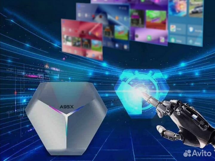 Тв приставка SMART TV прошитая A95X F4/Q Андроид