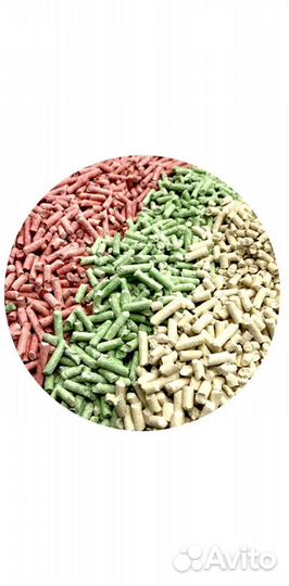 Кошачий наполнитель комкующийся соевый