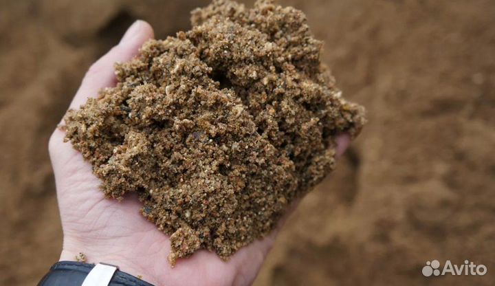 Щебень из гравия. Гравий. Песок