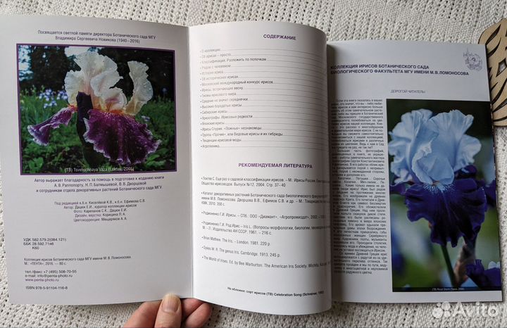 Книга Коллекция ирисов Бот. Сада МГУ