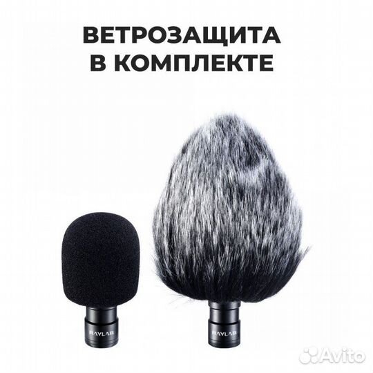 Петличный микрофон Raylab Rec. DH LavMic двойной 6