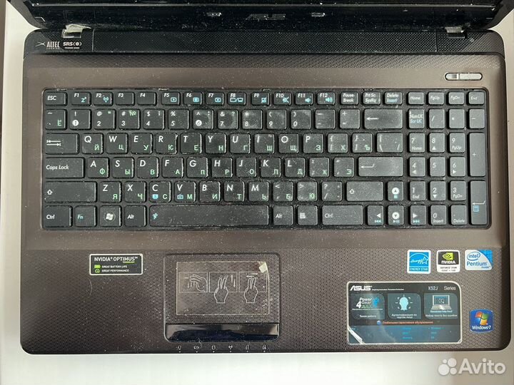 Не рабочий. Asus K52J