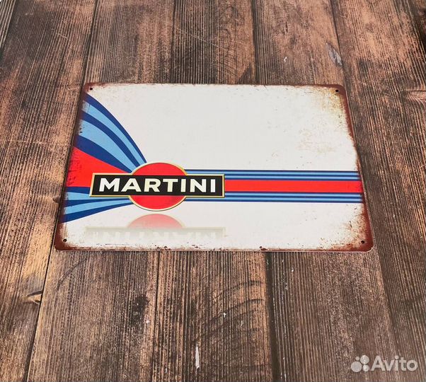 Декор на стену табличка Martini Racing team