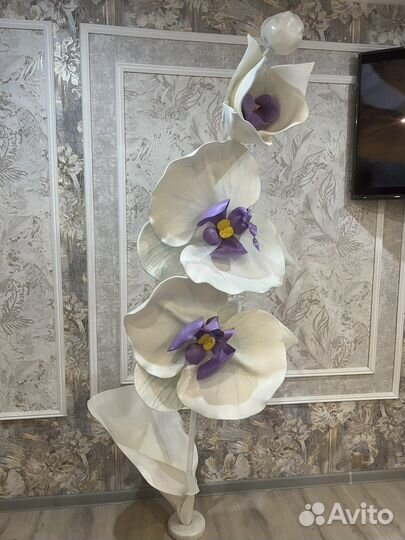 Цветок из изалона напольный