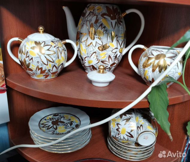 Чайный сервиз лфз ссср, вербилки, дулево