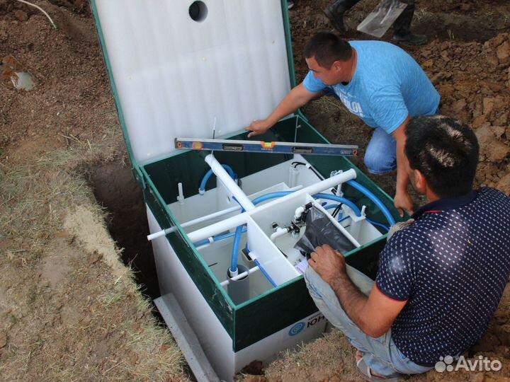 Септик эко Тополь 8 переливной