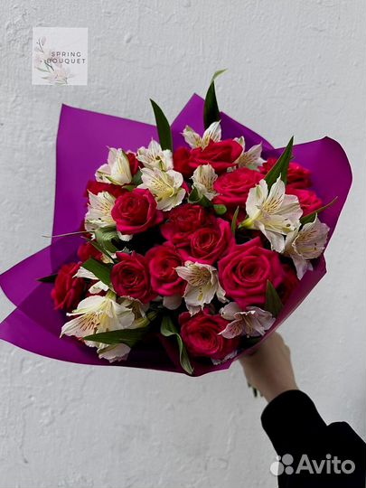 Доставка цветов Кустовые розы