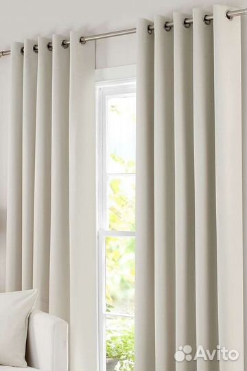 Шторы в спальню лен / рогожка / канвас