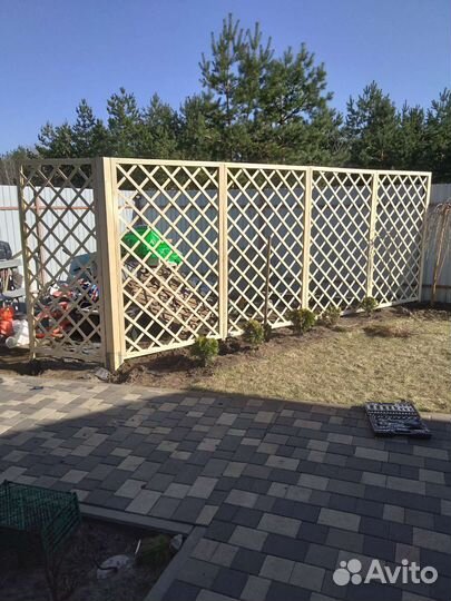 Шпалеры,садовые арки для зонирования участка