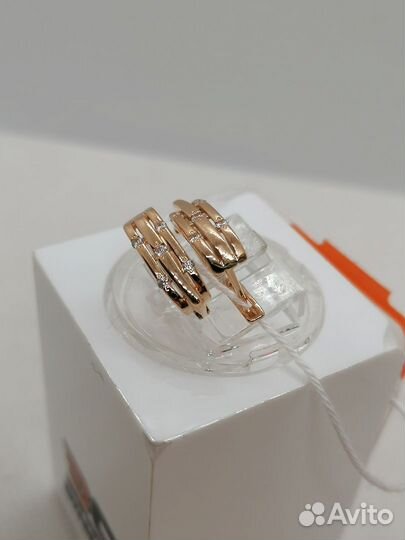 Серьги С камнями 585 (ярм)