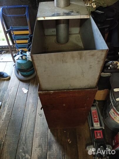 Бак из нержавейки и печь