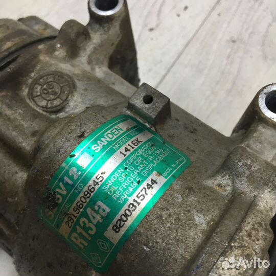 Компрессор кондиционера Renault symbol