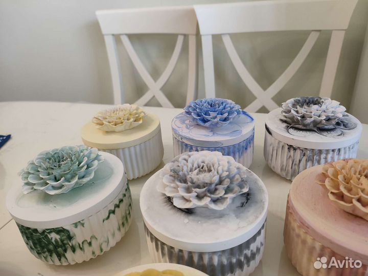 Шкатулка из гипса