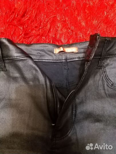 Юбка кожаная