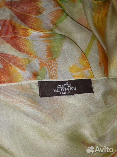 Шелковый платок Hermes 140*140