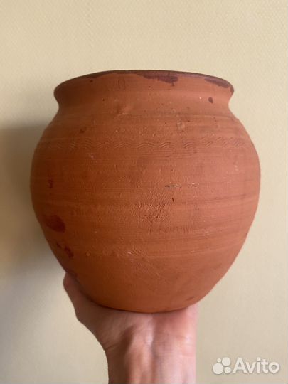 Горшок глиняный для кухни