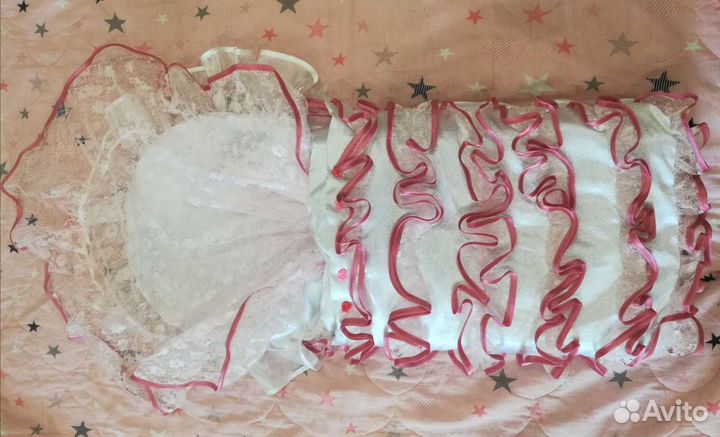 Конверт на выписку для девочки весна - лето