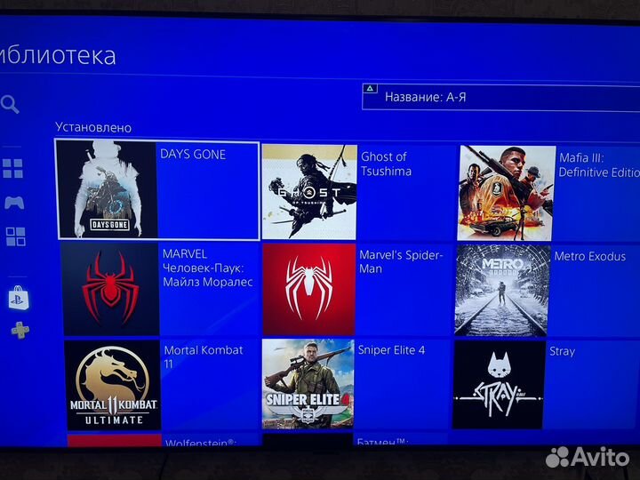 Sony playstation 4 slim + 52 игры