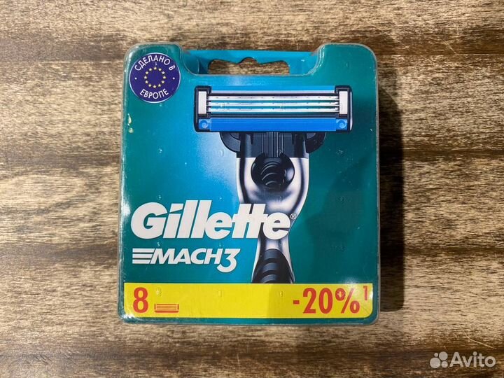 Сменные кассеты/ Gillette Mach 3