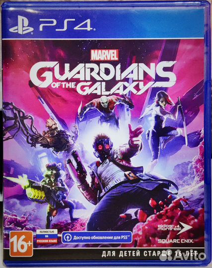 Стражи галактики игра ps4 ps5 диск