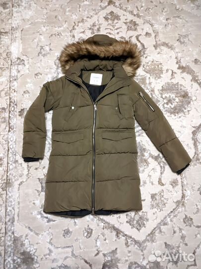 Куртка - пуховик удлинённая Pull&bear р. М(S)