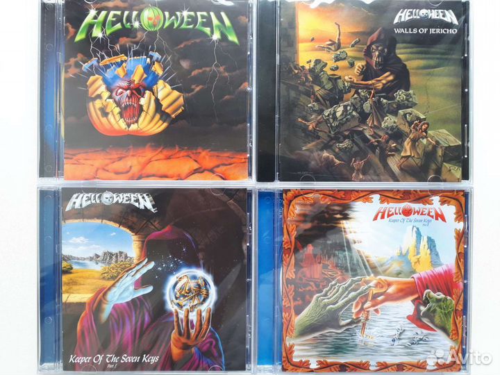 CD диски Helloween, Gamma Ray, Grave Digger, Rage
