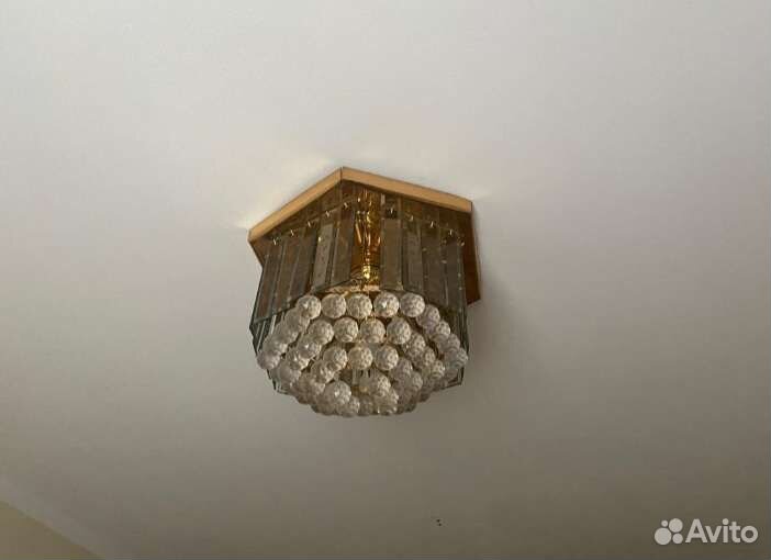 Люстра потолочная хрустальная