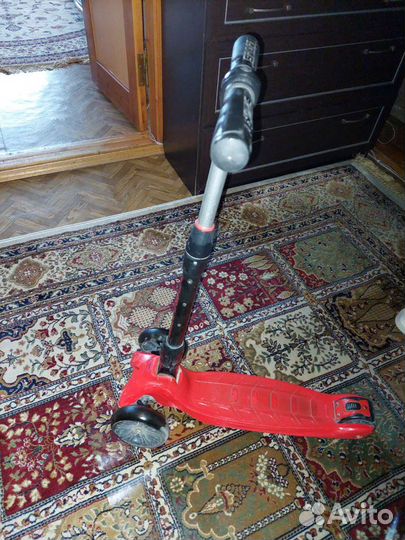 Самокат детский трехколесный бу