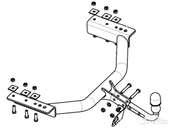 Фаркоп Газель 2705, Газель 3221 / 5607-AN