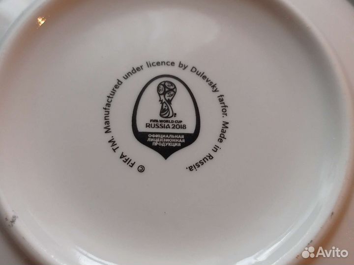 Бокал-гигант с блюдцем. Дулево