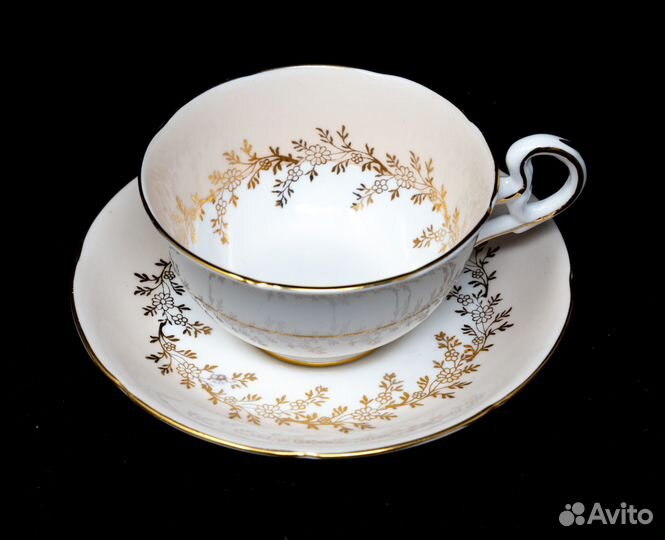 Чайная пара Роял Графтон, винтаж, Англия