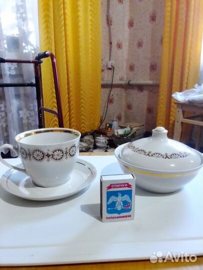 Чайная пара фарфор СССР