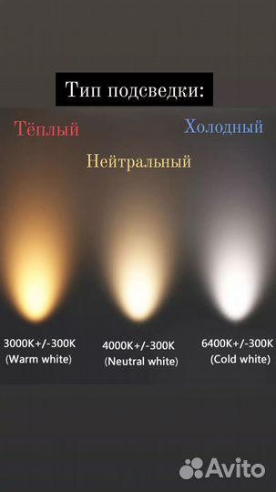 Зеркало с подсветкой от производителя