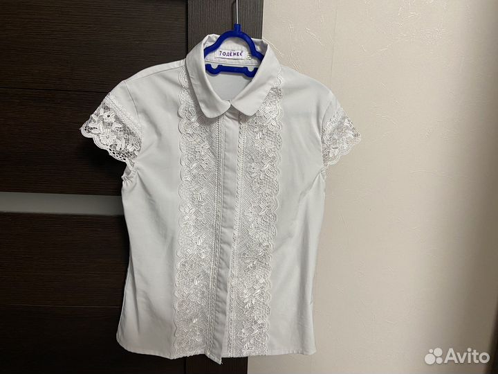 Блузка школьная 128 134